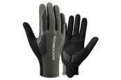 Cykeltillbehör - Rockbros cycling gloves spring/summer/autumn full size: S - green - 8386824304688
