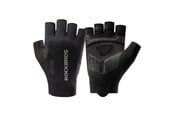 Cykeltillbehör - Rockbros cycling gloves spring/summer/autumn short fingers size: L - black - 8386824304565