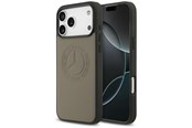 Mobile - Covers & Cases - Mercedes Leather Vintage MagSafe Logo Case for iPhone 17 Pro Max - Beige - 3666339508128