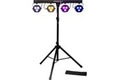 Musikinstrument & DJ-utrustning  - Algam Lighting 2-i-1 LED-spotlights på stativ med fotkontroll - LAL STAGE-BAR II