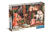 Pusselspel - Clementoni Puzzle 1000 Pcs CB Curious Whiskers - 37107