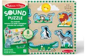 Pusselspel - Melissa & Doug Sound Puzzle Zoo Animals - 6074882