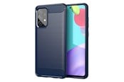 Mobile - Covers & Cases - Hurtel Carbon Case Flexible Cover TPU Case for Samsung Galaxy A72 4G Blue - 5907769324741