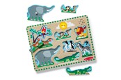 Pusselspel - Melissa & Doug Sound Puzzle Zoo Animals - 727/50215