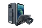 Mobile - Covers & Cases - Hurtel Rope Case Gel Case with a Chain lanyard Bag lanyard Xiaomi Poco X3 NFC Navy Blue - 5907769329876