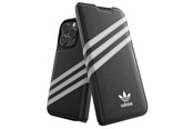 Mobile - Covers & Cases - Adidas OR Booklet Case PU for iPhone 14 Pro - Black and White - 8718846100205