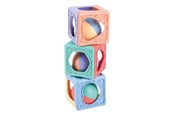 Babyleksaker - PLAY go Stacking Blocks with Rattle - 3pcs. - 4872