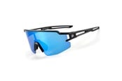 Cykeltillbehör - Rockbros Polarized Cycling Glasses with UV Protection and Corrective Insert Blue Lenses - Black - 8386824303803