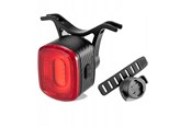 Cykellampor - Rockbros Q2S LED Rear Bike Light with Smart Stop System + USB-C - USB-A Cable - Black - Q2S