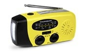 DAB, Nätverk & Klockradio - Thomson Emergency Hand Crank Radio - Yellow - AM/FM - Mono - Yellow - RT260Y