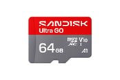 Flashram & USB Flash Drives - SANDISK Ultra GO microSD - 140MB/s - 64GB - SDSQUGN-064G-GN6MN
