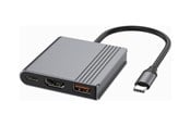 USB Hub - Gembird 3-Port USB-C USB Hub - USB 3.2 - 3 porte - Grey - A-CM-COMBO3-05