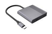 USB Hub - Gembird 3-Port USB-C USB Hub - USB 3.2 - 3 porte - Grey - A-CM-COMBO3-04