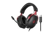 Hörlurar / Headset - QCY Heroad VN200 Gaming Headphones - H7GM black red