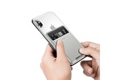Andra mobiltillbehör - Baseus self-adhesive card case for phone documents gray (ACKD-B0G) - ACKD-B0G
