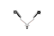 Monitorfäste - ONEFORALL Experience Gaming Monitor Arm - Dual - RGB - White - DM8220