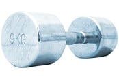 Sport & Fitness - TITAN LIFE PRO Chrome Dumbbell 9 kg - 400-800730
