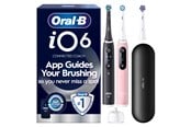 Tandborste - Oral-B eltandborste iO6 BlackLava/PinkSand Sens Duo + 1 Extra Refill - 8006530067508