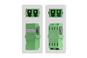 Nätverkskabel - StarTech.com network coupler - green - Grön - DUPLEXLCAPCNOF