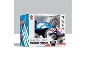 Fjärrstyrt - Sharper Image Toy RC Monster Spinning Car Metallic Blue - 1212014891