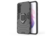 Mobile - Covers & Cases - Hurtel Ring Armor Case for Samsung Galaxy S23+ Armored Cover Magnetic Holder Ring Black - 5907769352126