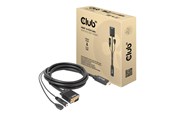 Displaykabel - Club 3D adapter cable - HDMI / VGA / audio - 2 m - CAC-1712
