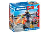Figure - Playmobil Brandman med vattenpump - 71826