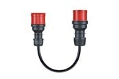Laddning av elbil - go-e Gemini flex 11 kW adapter till röd CEE 32A - CH-04-36