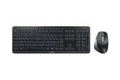 Tangentbord - Cherry STREAM DESKTOP ULTIMATE - Tastatur & Mus set - Fransk - Svart - JD-8570FR-2