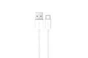 USB-kabel - Puro TPE 10W USB-A - USB-C 3m cable - white - PUCAC10W3MTWHI
