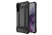 Mobile - Covers & Cases - Hurtel Hybrid Armor Case Tough Rugged Cover for Samsung Galaxy S22+ (S22 Plus) Black - 5907769337376