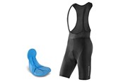 Cykeltillbehör - Rockbros RK2002XL bib shorts with XL pad - black - RK2002XL