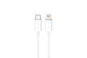 USB-kabel - Puro TPE 20W USB-C - Lightning 2m cable - white - PUCAPLTC20W2MTWHI