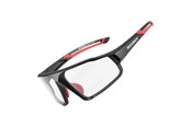 Cykeltillbehör - Rockbros SP216BK photochromic UV400 cycling glasses - black and red - SP216BK