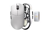 Mus - Lamzu Maya X - Gamingmus - Optic - 6 knappar - Vit - 6975637430091