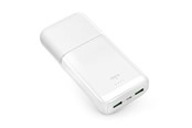 PowerBank - Puro Powerbank DAILY 20 PLUS 20000mAh 2x USB-A / 1x USB-C 22.5W PD AFC - white PowerBank - Vit - 20000 mAh - PUFCBB200P3WHI