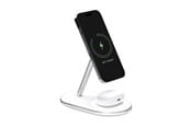 Mobile - Adapters & Chargers - Puro 2in1 Charger  Mag Station Wireless Charging Station for Phone and Headphones - White - PUFCCSQIMAG5WHI