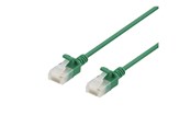 Nätverkskabel - Deltaco patch cable - 1 m - green - Grön - 1meter - UUTP-1022