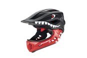 Cykeltillbehör - Rockbros TT-32005 Shark Children's Bike Helmet with Detachable Jaw Size M (54-58) - Black - TT-32005