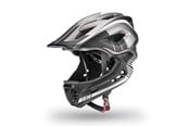 Cykeltillbehör - Rockbros TT-32SBTG-S children's bicycle helmet with removable chinbar size S - gray - TT-32SBTG-S