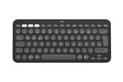 Tangentbord - Logitech Pebble Keys 2 K380s Wireless Keyboard - Tonal Graphite - Tangentbord - Engelska (UK) - Grå - 920-011843