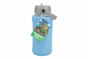Merchandise - Paladone - MINECRAFT GLASS WATER BOTTLE WITH SLEEVE - PP16082MCF