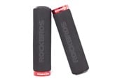 Cykeltillbehör - Rockbros BT1001BKRD sponge bicycle handlebar grips - black and red - BT1001BKRD