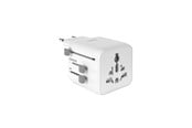 Mobile - Adapters & Chargers - Puro Universal Travel Adapter - White - PUWTA1WHI