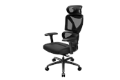 Gamingstol - TX3 XTC Cushion Kontorsstol - Svart - Mesh - Upp till 120 kg - TEGC-3092101.11