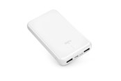 PowerBank - Puro Powerbank White 10000mAh 12W 2xUSB-A + USB-C - White PowerBank - Yellow - 10000 mAh - PWFCBB100P2WHI