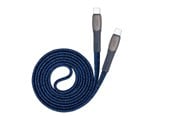 USB-kabel - RivaCase PS6105 BL12 ENG Type-C / Type-C Nylon Bra - 4260403579503
