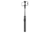 Andra mobiltillbehör - Wozinsky Selfie stick WRZP1 with automatically extendable legs tripod function 1.7m - black - 5907769372575