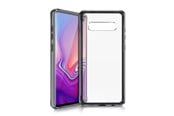 Mobile - Covers & Cases - ITSKINS HYBRID CLEAR cover for Samsung Galaxy S10+®. Black and transparent - SGSR-HBMKC-BKTR
