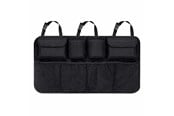 Biltillbehör - Wozinsky Large Car Organizer for Back Seat Backrest and Trunk - Black - 5907769385162